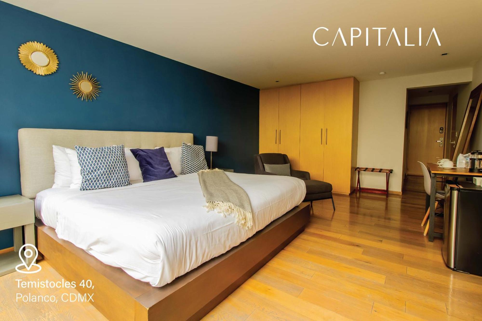 Capitalia - Luxury Apartments - Temistocles 40 Mexiko-Stadt Exterior foto